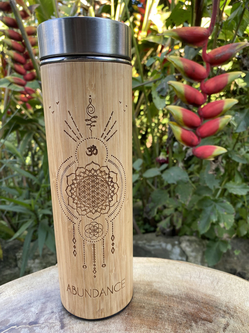 Abundance 17.9oz Bamboo Tumbler by Bhavana Bottle
